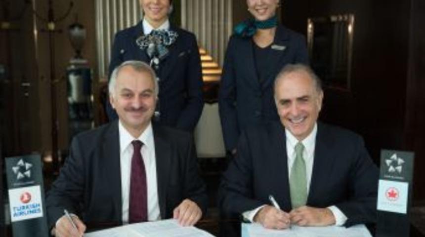 THY Ve Air Canada, Ortak U&ccedil;uş Anlaşması Imzaladı