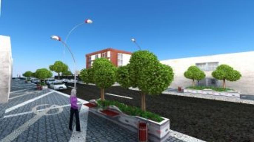 Manavgat Hisar Caddesi'nde D&uuml;zenleme &Ccedil;alışmaları Başladı