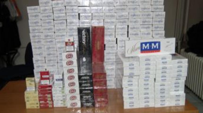 Sarıkamış'ta 2 Bin 412 Paket Ka&ccedil;ak Sigara Ele Ge&ccedil;irildi