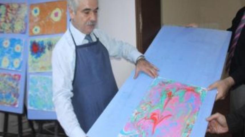 Keşan Belediyesi Ebru Kursu A&ccedil;tı