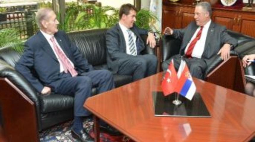 Sırbistan B&uuml;y&uuml;kel&ccedil;isi B&uuml;y&uuml;kşehir&rsquo;i Ziyaret Etti