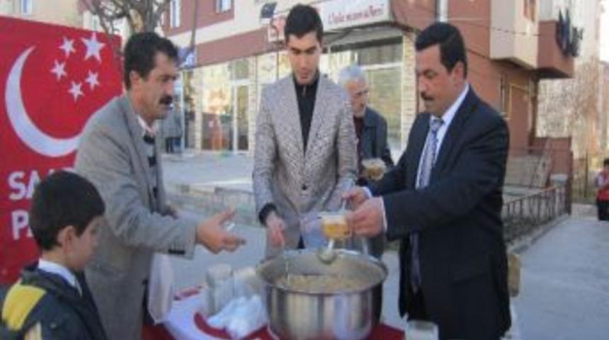 Saadet Partisi&rsquo;nden Aşure G&uuml;n&uuml; Etkinliği