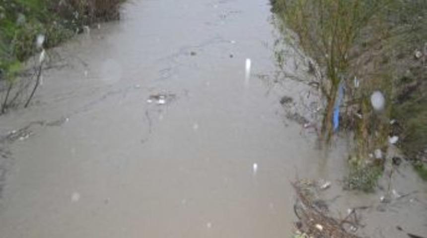 &Ccedil;erkezk&ouml;y'de Vatandaşlara Sel Uyarısı