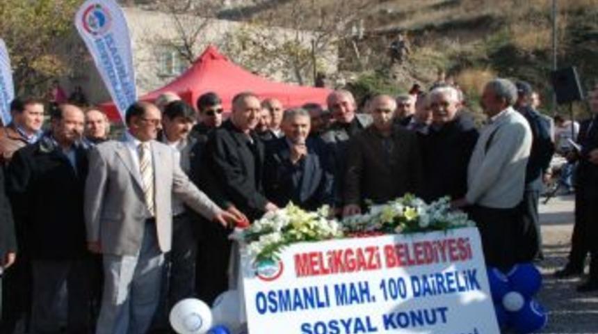 Melikgazi'de 100 Dairelik Kentsel D&ouml;n&uuml;ş&uuml;m&uuml;n Temeli Atıldı