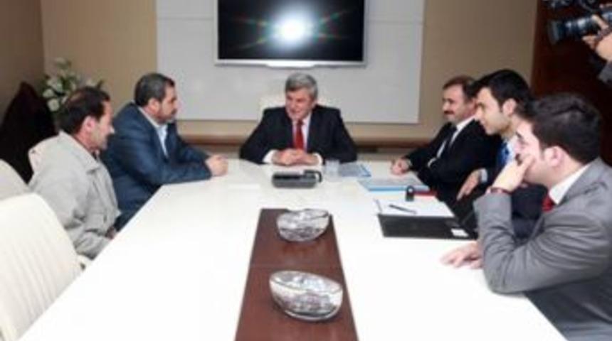 Başkan&rsquo;ın Gazze&rsquo;den konuğu vardı