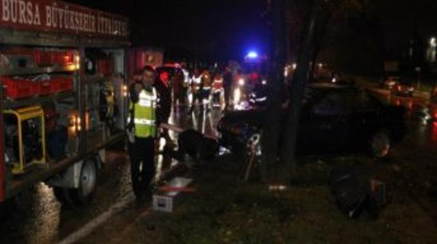 Bursa'da Trafik Kazası: 1 &Ouml;l&uuml;
