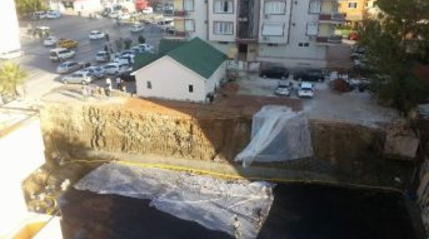 Alanya'da Toprak Kayması