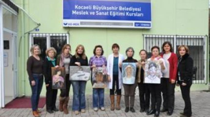 Kadına şiddet KO-MEK tuvallerinde