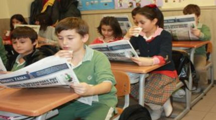 İlkbahar İlk&ouml;ğretim Okulu &Ouml;ğrencileri, Today&rsquo;s Zaman Ile İngilizce &Ouml;ğreniyor