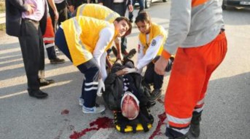 Kocaeli'de Motosiklet Kazası