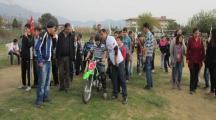 &Ouml;demiş'te 250 &Ouml;ğrenci Motor Eğitimine Katıldı