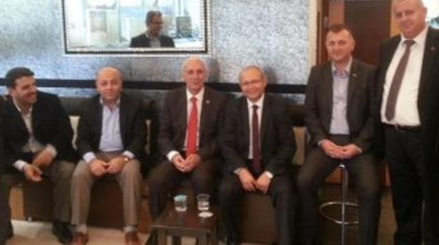 Milletvekili Candan Ve Ak Partililerden Yazıcıoğlu&rsquo;na Ziyaret