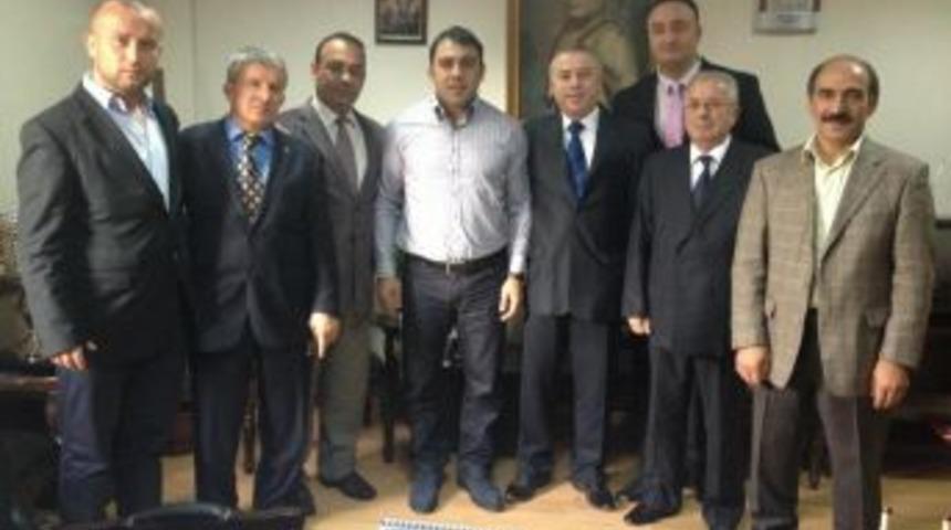 G&uuml;reş Federasyonu Başkanını ziyaret ettiler
