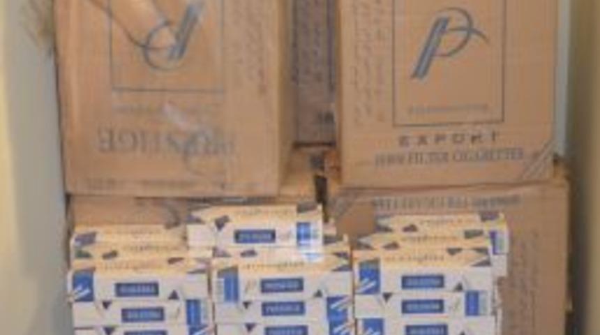 Birecik'te 5 Bin Paket G&uuml;mr&uuml;k Ka&ccedil;ağı Sigara Ele Ge&ccedil;irildi