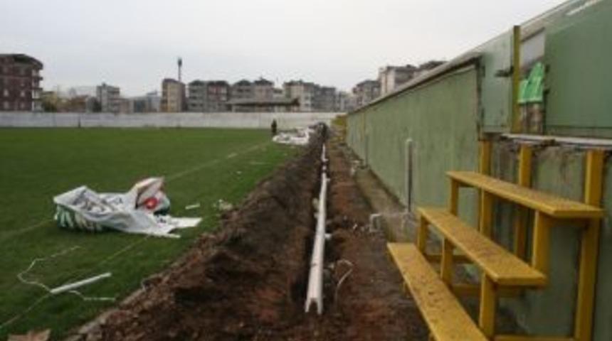 Stadın Eksikleri Gideriliyor