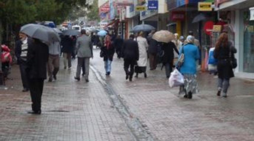Kırıkkale&rsquo;de Yağmur Yağışı