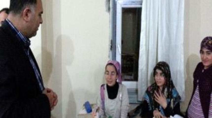 Başkan Alaydın Kız Pansiyon Yurdunu Ziyaret Etti