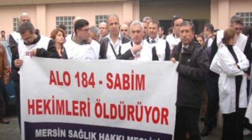 Doktorlar &lsquo;alo 184&rsquo; Sabim Hattına Tepki İ&ccedil;in Y&uuml;r&uuml;d&uuml;