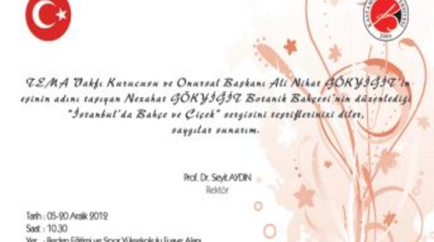 &lsquo;İstanbul&rsquo;da Bah&ccedil;e Ve &Ccedil;i&ccedil;ek&rsquo; Sergisi Kastamonu&rsquo;da
