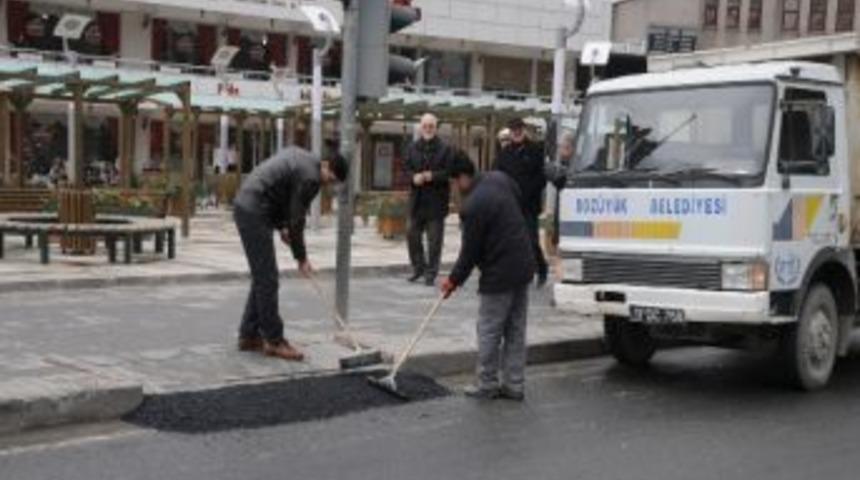 Kaldırımlara Engelli Rampası