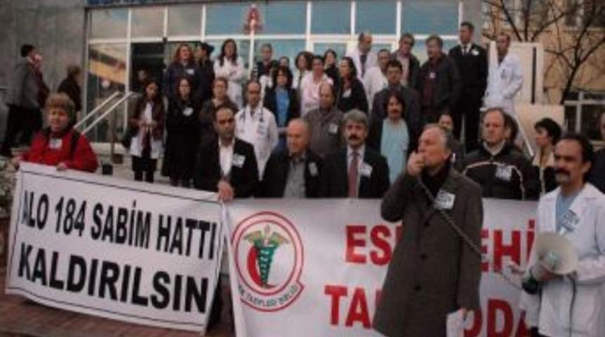 Doktorlardan Sabim Protestosu
