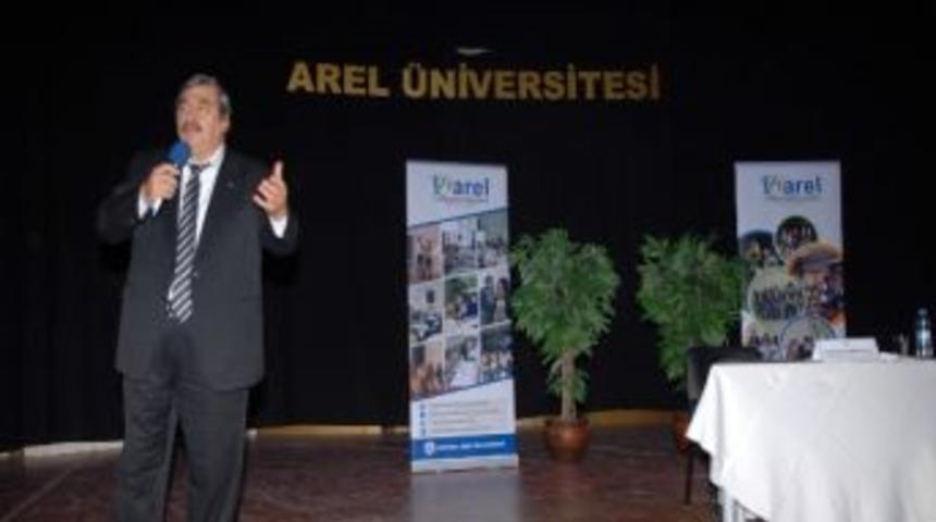 Sanko Y&ouml;netim Kurulu Başkanı Konukoğlu Arel &Uuml;niversitesi&rsquo;nde