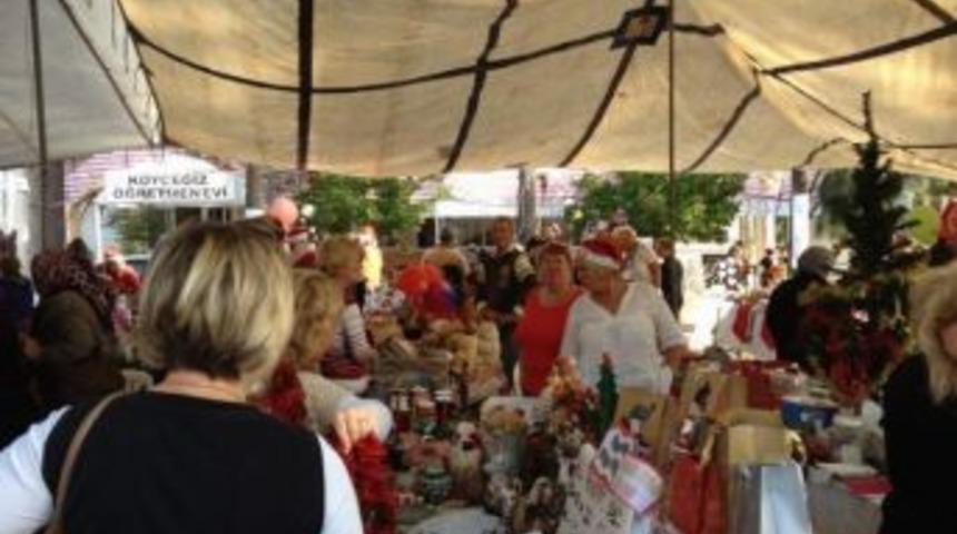 K&ouml;yceğiz&rsquo;de Uluslararası Noel Pazarına Yoğun İlgi