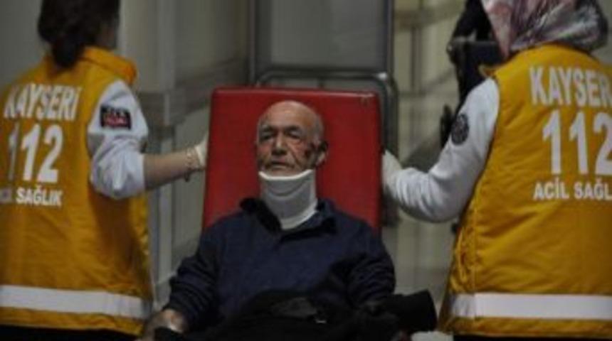 Kayseri&rsquo;de Trafik Kazası: 1 Yaralı