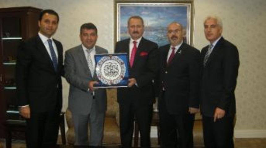 Mep Y&ouml;netiminden Bakan &Ccedil;ağlayan&rsquo;a Ziyaret