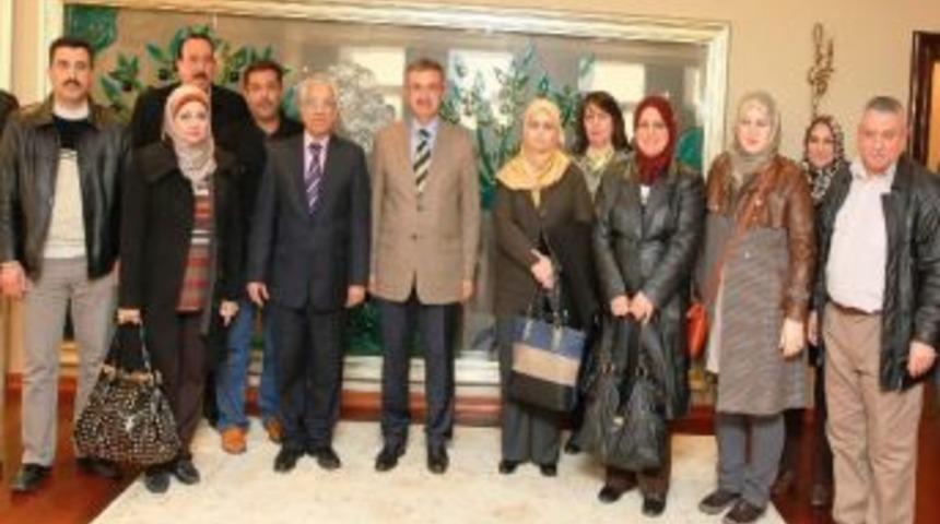 Başkan Köşker Iraklı Konuklarını Ağırladı