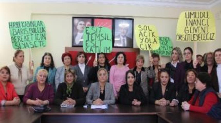 Chp&rsquo;li Kadınlar Y&uuml;zde 50 Temsil Hakkı İstiyor