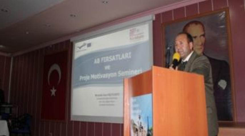 &Ouml;ğretmenlere Ab Fırsatları Ve Projelerle İlgili Motivasyonu Semineri