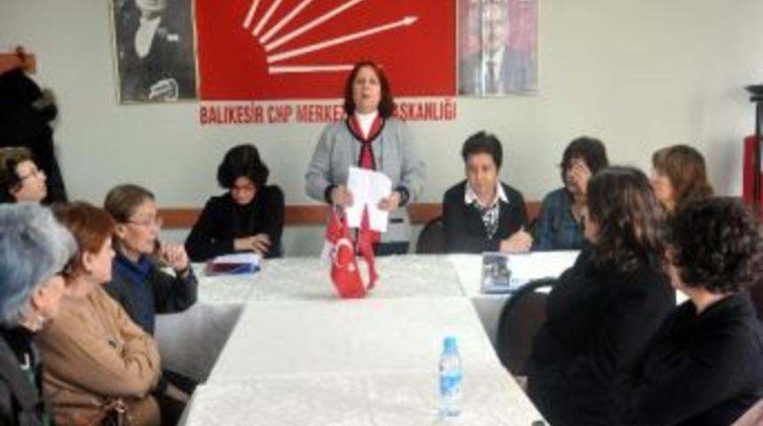Balıkesir Chp Kadın Kollarından A&ccedil;ıklama