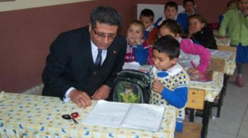 Korkuteli İl&ccedil;e Milli Eğitim M&uuml;d&uuml;r&uuml; Kocag&ouml;z&rsquo;den K&ouml;y Okullarına Ziyaret