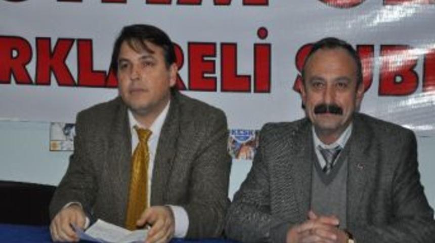 Eğitim-sen Kırklareli Şubesi Hukuk Sekreteri İsmail Karakaya: