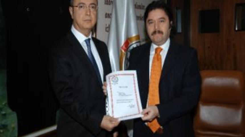 Dış Hatlar Genel M&uuml;d&uuml;r&uuml; G&uuml;ven&ccedil;&rsquo;e Teşekk&uuml;r Belgesi