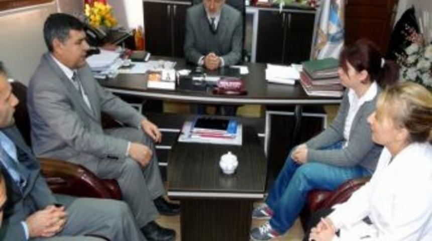 Engelilerden Başkan Arapoğlu&rsquo;na Ziyaret