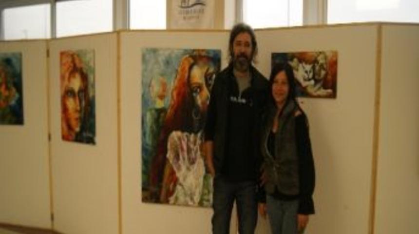 Seferihisar'da Hayvansever Ressamdan Sergi