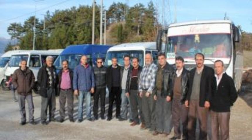 Mudurnu&rsquo;da Servis Şof&ouml;rleri İsyan Etti