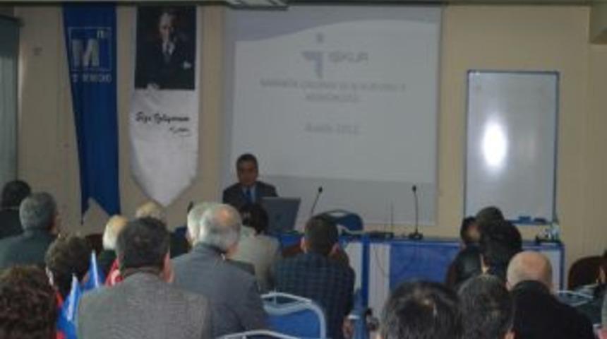 İşkur, Smmo &Uuml;yelerıne Bılgılendırme Toplantısı Yaptı