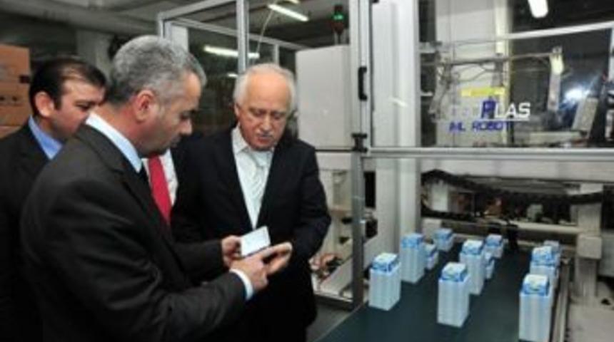 Uzun'dan fabrikaya ziyaret