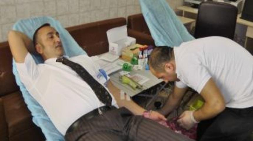 Fethiye'de Adliye Mensupları Kan Bağışı Yaptı