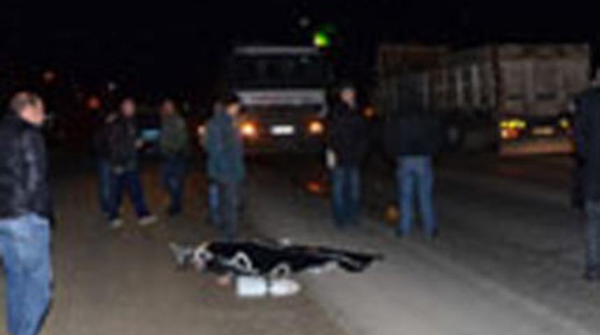 Beton mikserinin &ccedil;arptığı kişi &ouml;ld&uuml;