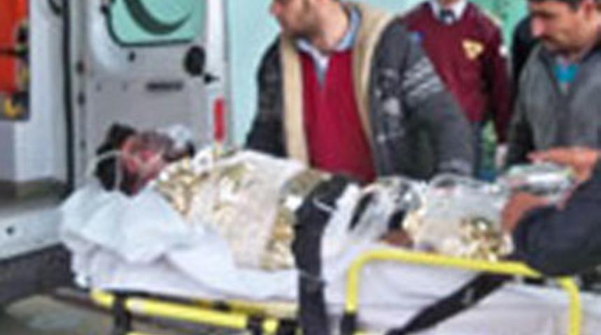 K&ouml;m&uuml;r ocağında yangın; 4 yaralı