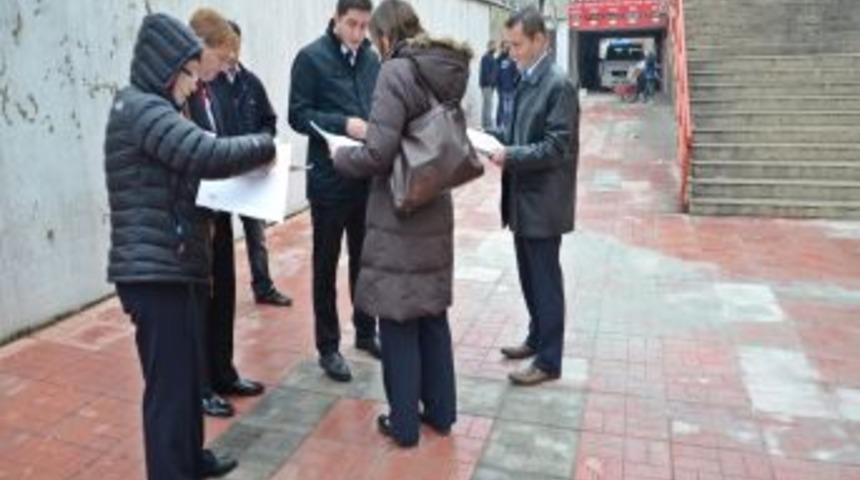 FIFA Yetkilileri Kamil Ocak Stadı'nda Incelemeler Yaptı