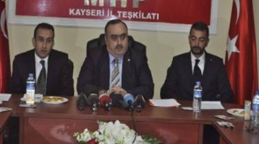 Mhp İl Başkanı Eke G&uuml;ndeme İlişkin Değerlendirmede Bulundu