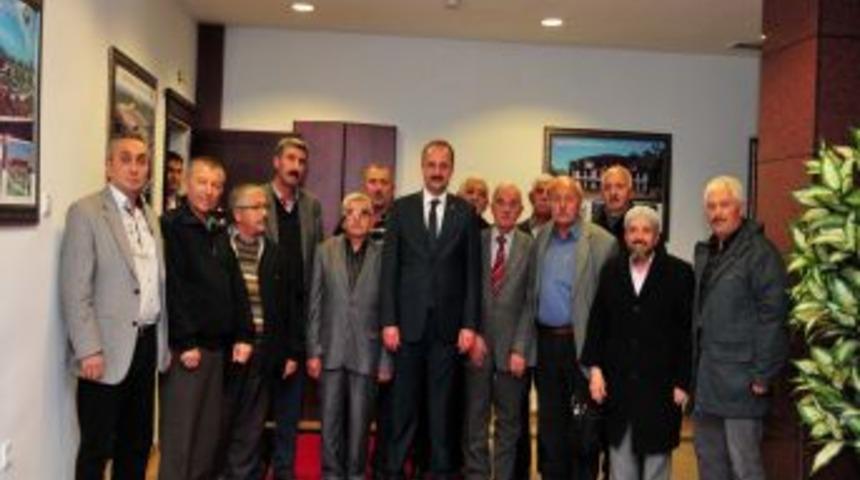 MKE Mensupları Başkan Akg&uuml;l'&uuml; Ziyaret Etti