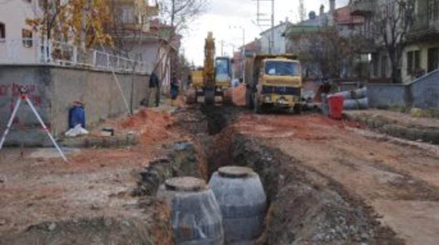 Tavşanlı'da Altyapı &Ccedil;alışmaları