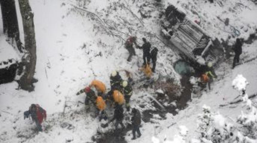 Kartepe'de U&ccedil;uruma Yuvarlandılar