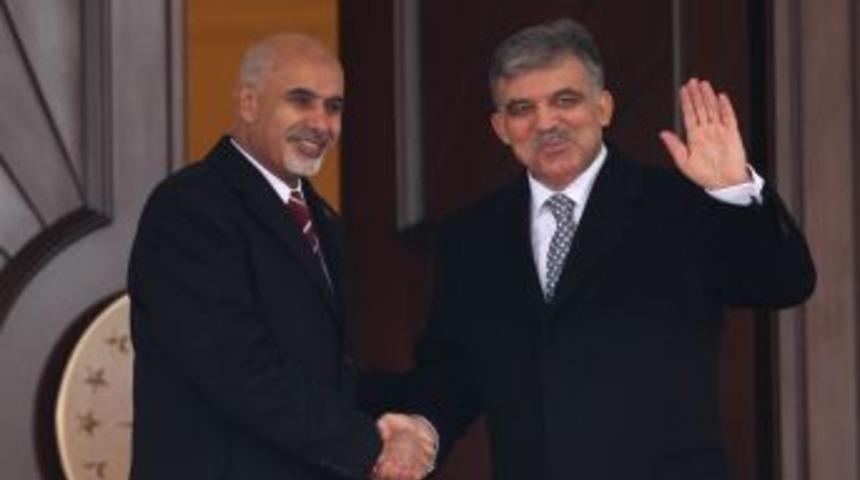 Cumhurbaşkanı G&uuml;l, Libya Başkanı Magaryaf'ı Resmi T&ouml;renle Karşıladı